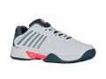 KSwiss Tennisschuhe Hypercourt Express 2 Clay/Sandplatz 2025 weiss/blaugrün/neonorange Herren